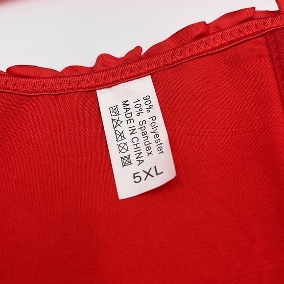 5XL Black / Red Corset Corset *New without tags * - Picture 6 of 6